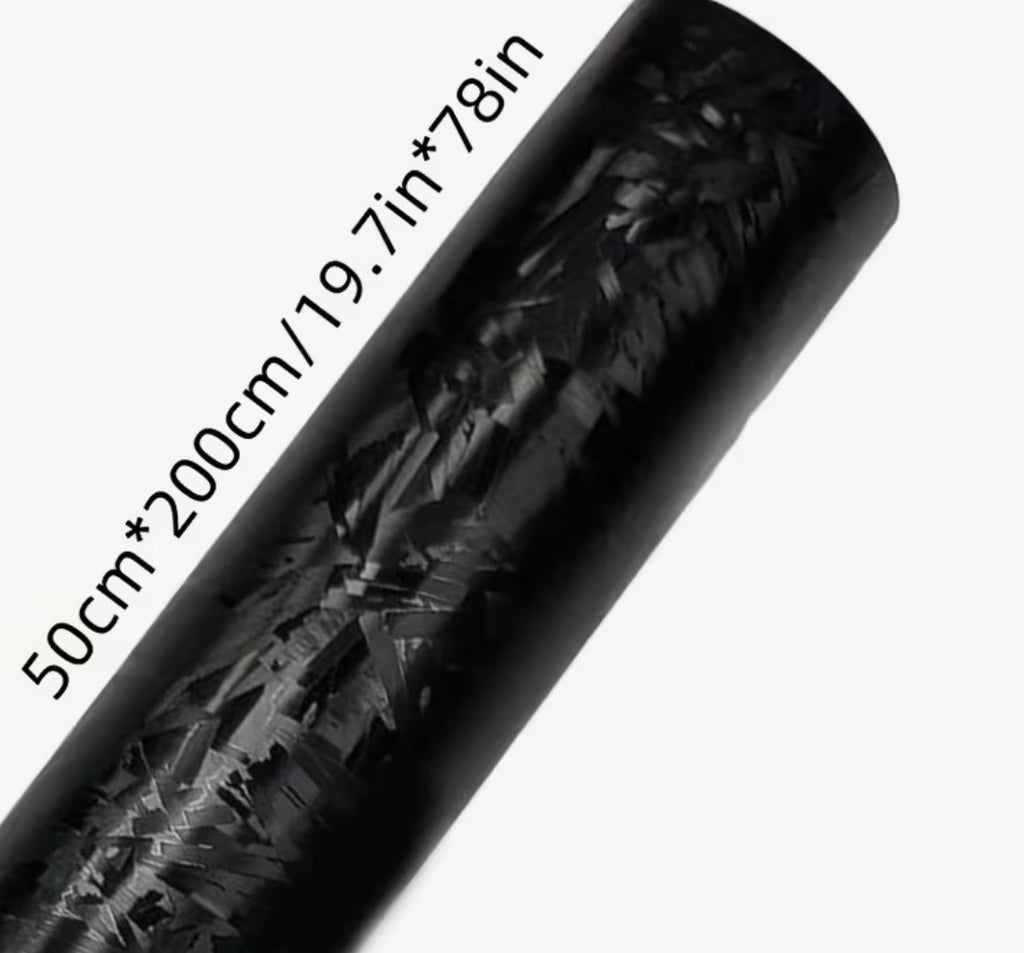 Forged carbon fiber wrap