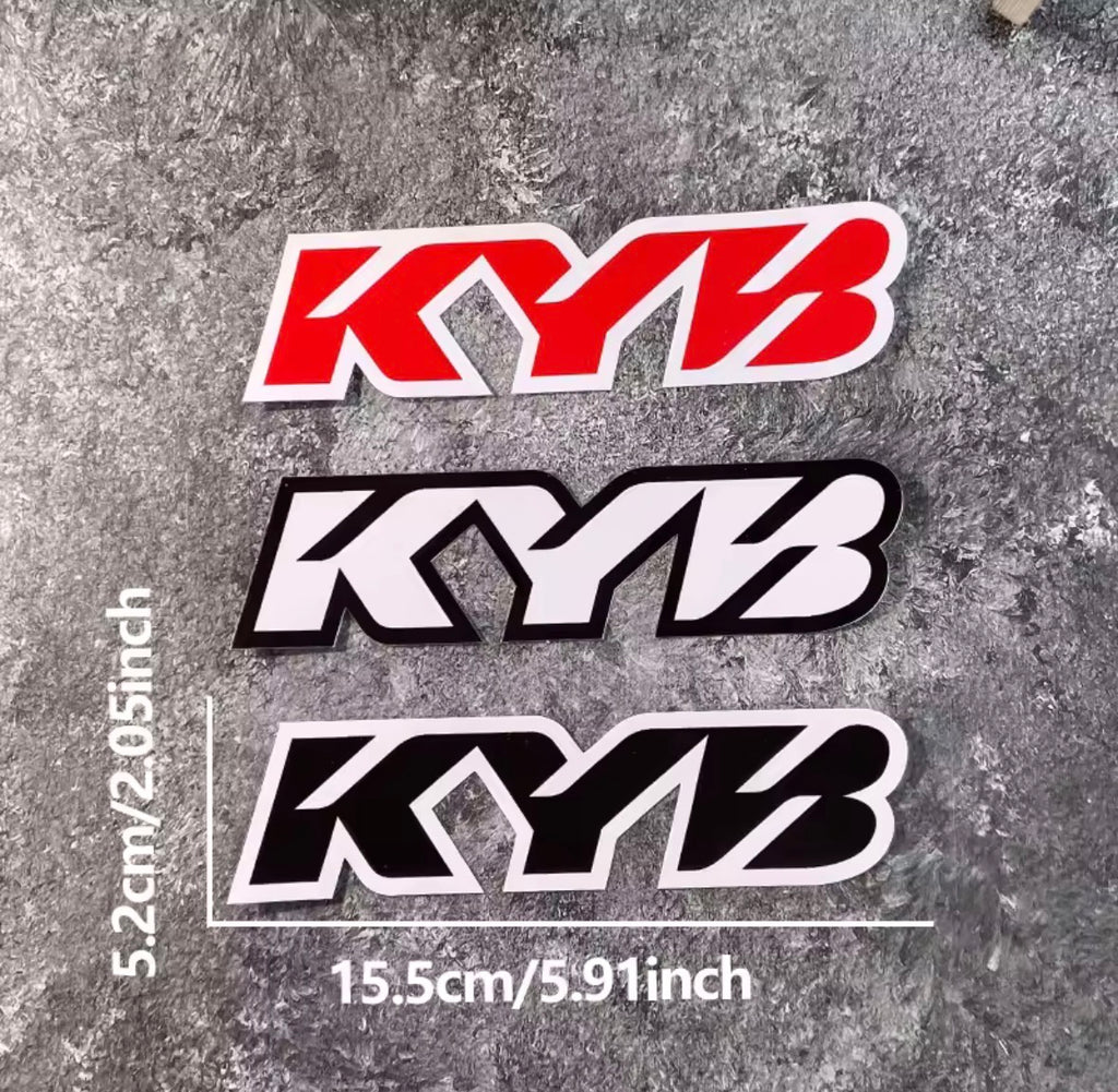 KYB front fork stickers