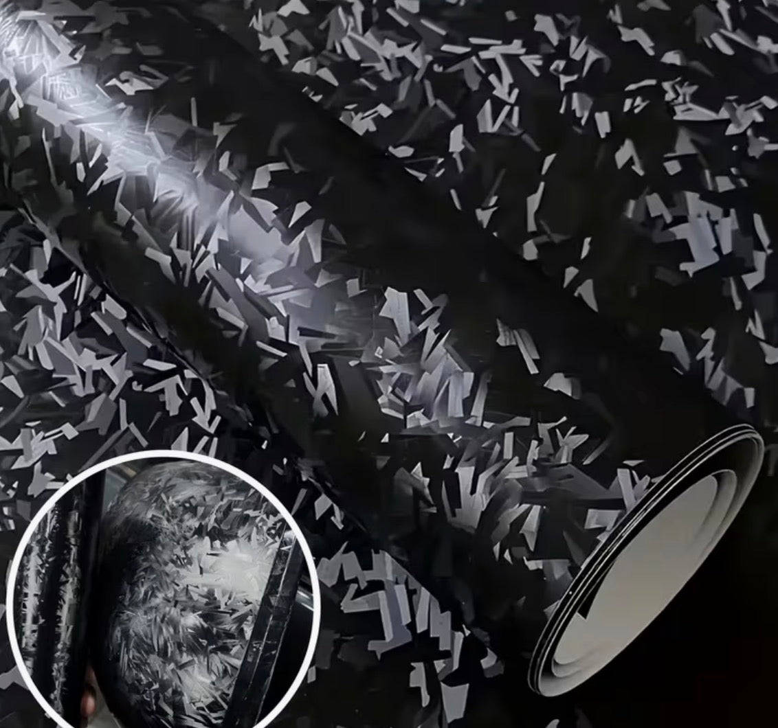 Forged carbon fiber wrap